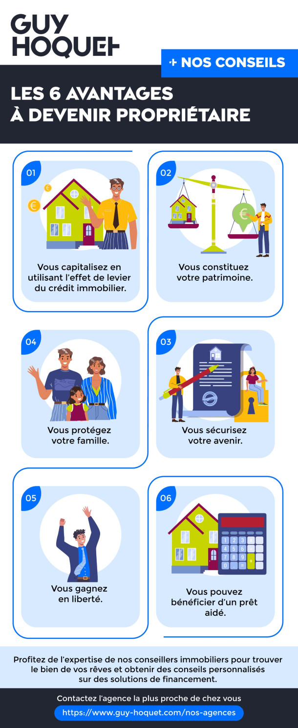 Les avantages à devenir propriétaire